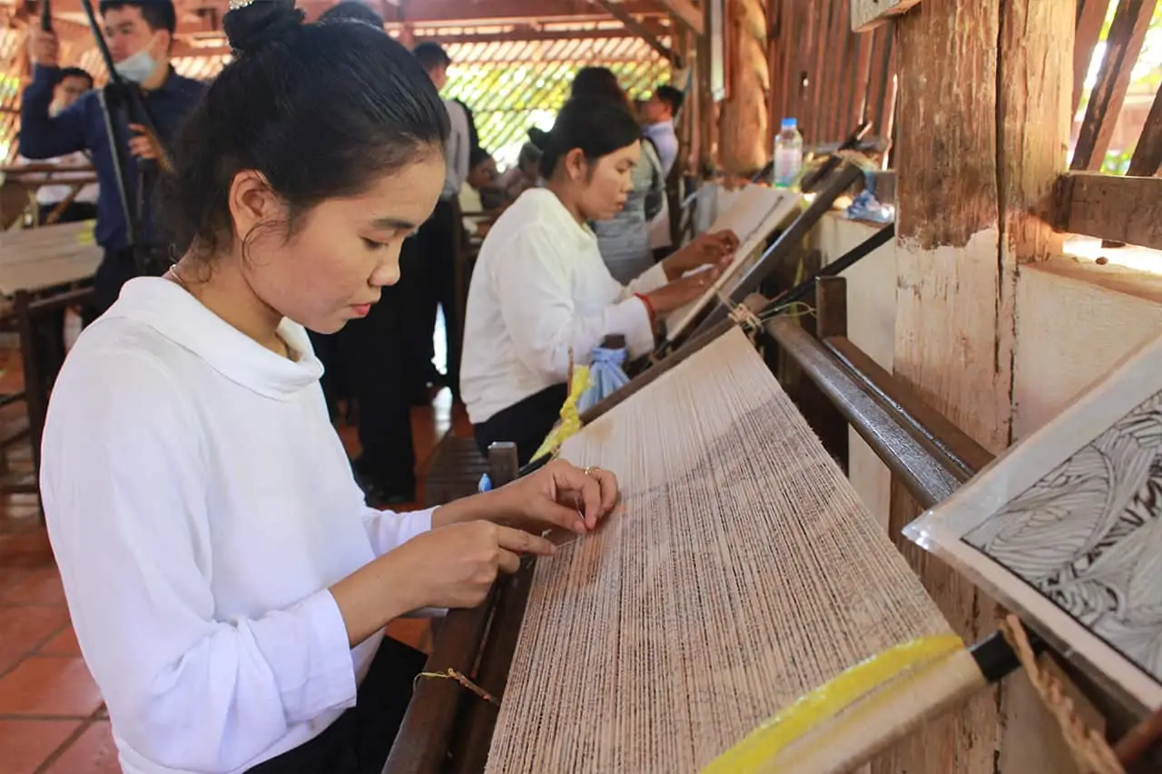 Golden Silk Weaving Workshop