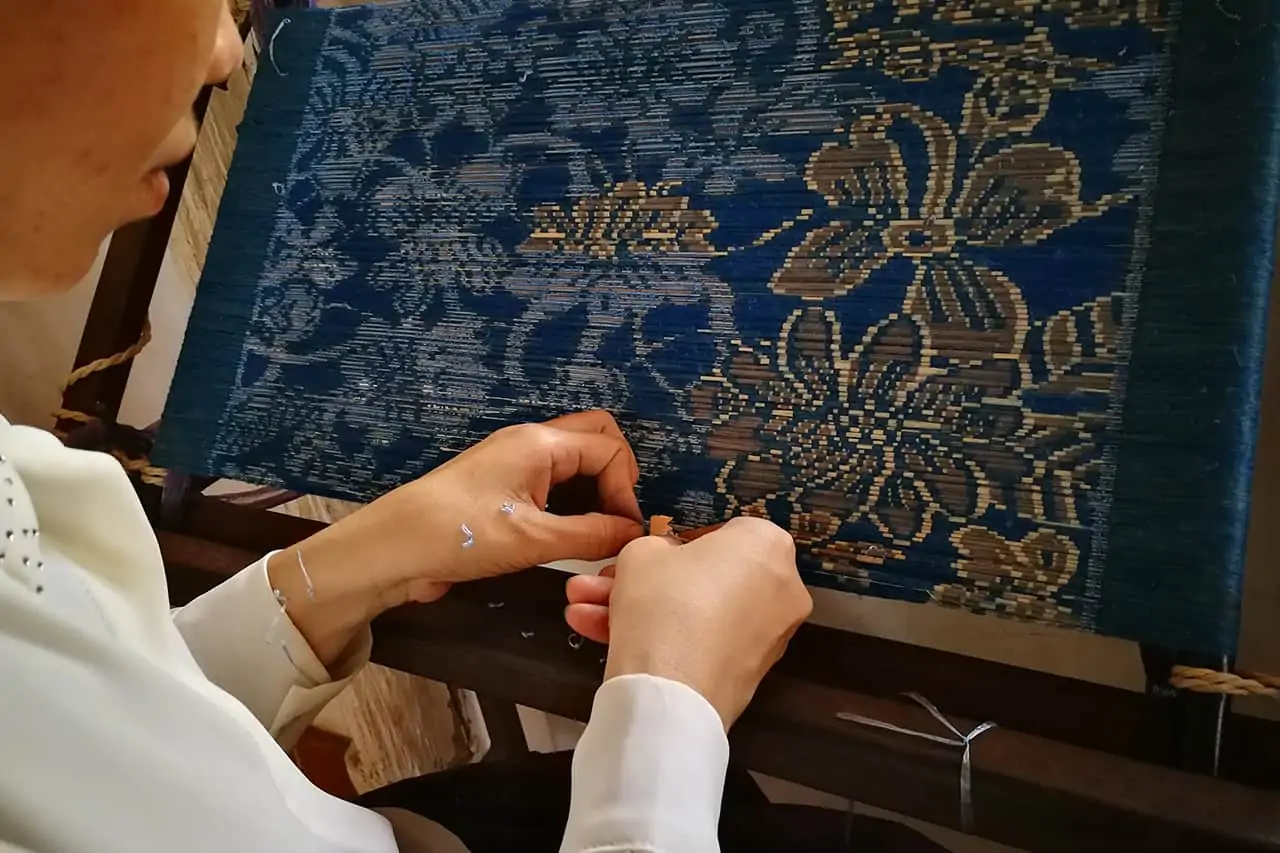 Khmer Golden Silk Vintage Weaving